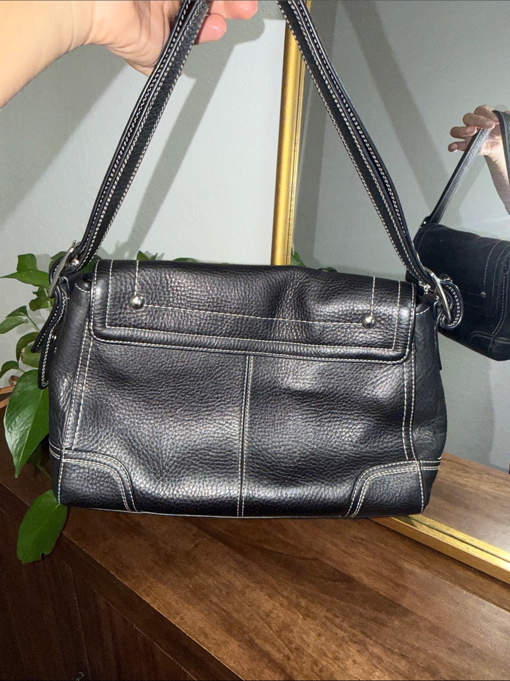 Coach Hamilton flap the lock leather bag - Picture 3 of 10